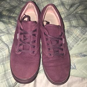 Fog Colored Vans in size 7.5